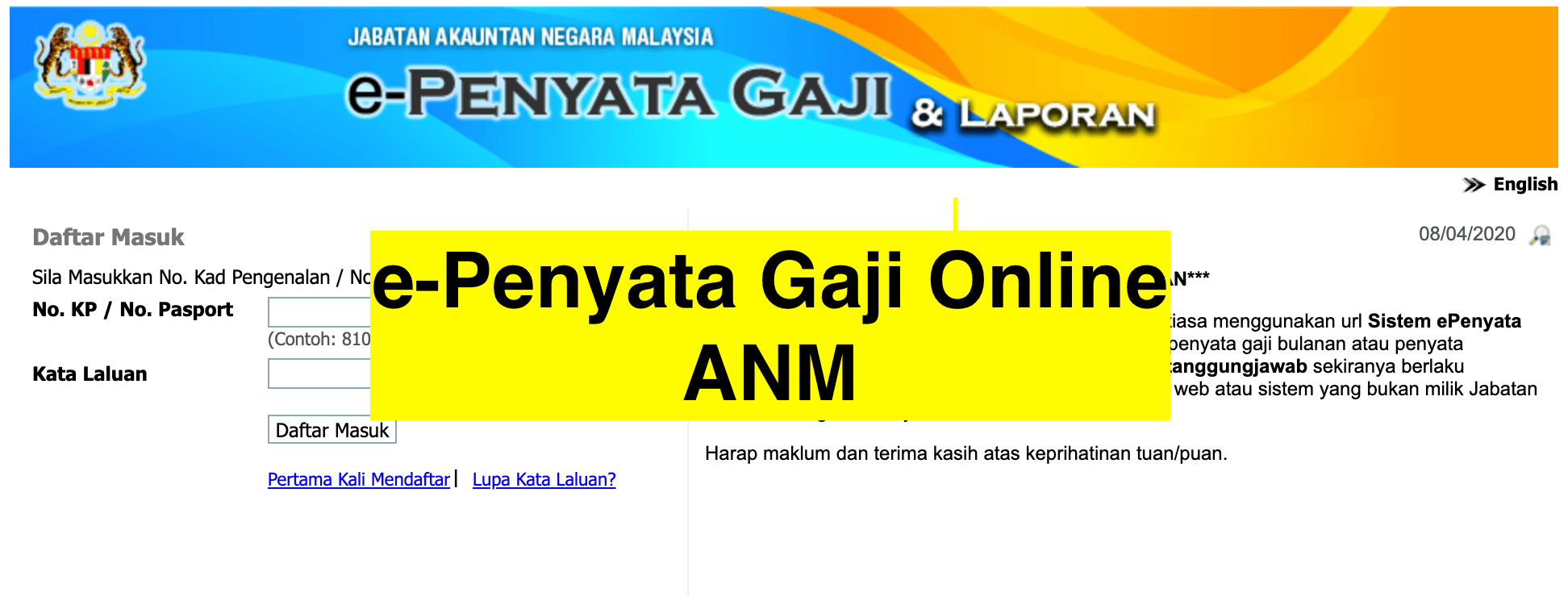 Penyata Gaji e-JANM: Semak Slip Gaji Online Penjawat Awam Malaysia3stjh8s0ry